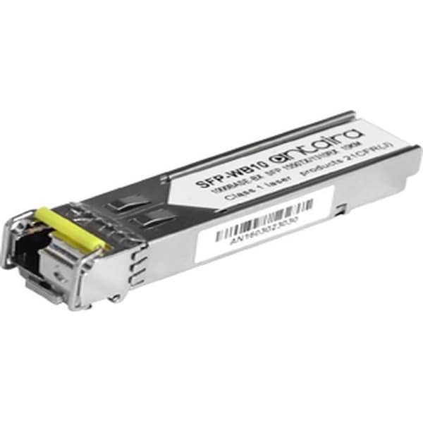 Antaira 1.25G Gigabit SFP Transceiver WDM-B, SM/LC/10KM/11.0dB/TX:1550nm RX:1310nm, -40 DegreesC85 DegreesC SFP-WB10-T - main